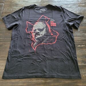 LEATHERFACE Texas Chainsaw Massacre Black Tee Size XXL